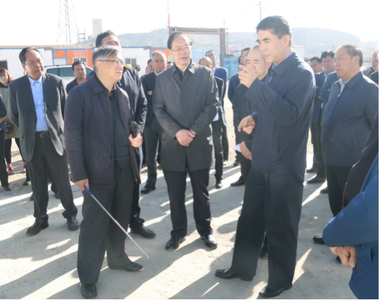 省委副書記、省長王建軍等領導一行視察海東工業園區臨空綜合經濟園